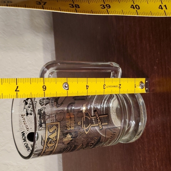 Vintage VTG Las Vegas strip glass stein mug - Picture 6 of 12